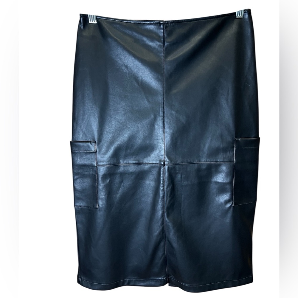 Vegan Leather Skirt